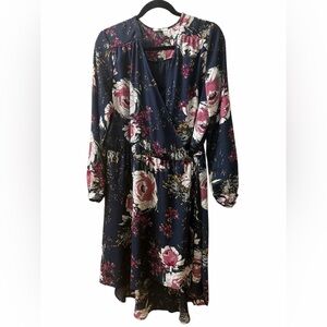 Maurices Navy Floral Dress